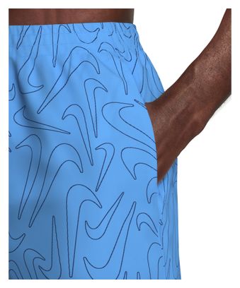 Short de Bain Nike Swim Breaker Logofetti Bleu Homme