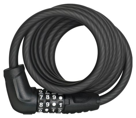 ABUS Serrure À Câble Code Numero 5510C/180 Noir