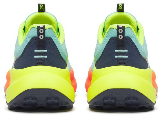 Chaussures Trail Saucony Xodus Ultra 4 Bleu/Orange/Jaune Femme