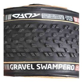 Pneu Tufo Swampero Tubeless Foldable Gravel  Marron Noir 700C / 36