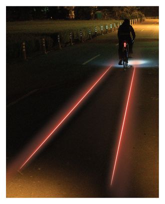 Piloto Trasero Lezyne Láser Negro