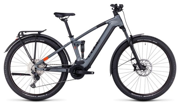 Cube Stereo Hybrid 120 Pro 625 Allroad Elektrische Volledig geveerde MTB Shimano Deore 12S 625 Wh 29'' Flash Grey 2023