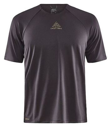Maillot de manga corta Craft Pro Trail Negro