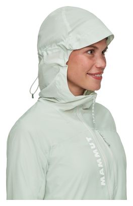 Giacca antivento Mammut Aenergy WB Hooded Blu Donna