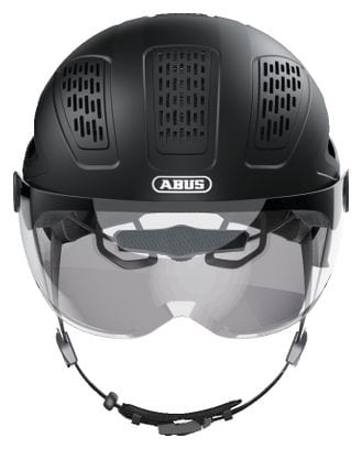 Abus Hyban 2.0 Ace Velvet Helmet Black with Clear Visor