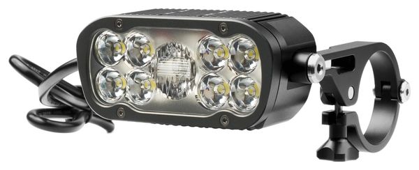 Ravemen MTB/Travel 9 LED front light, 6000 Lumens, External battery