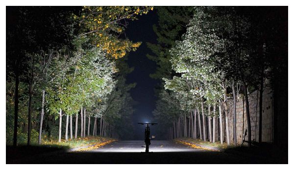 Ravemen MTB/Travel 9 LED koplamp, 6000 Lumen, Externe batterij