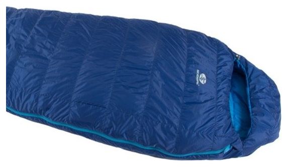 Sac de couchage momie SirJoseph trekking Rimo III 600-Droite 200 cm-Bleu marine