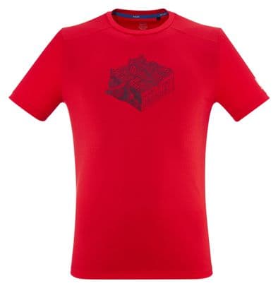 T-Shirt Millet Kamet Map Rot Herren