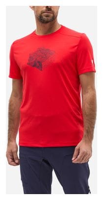 T-Shirt Millet Kamet Map Rot Herren