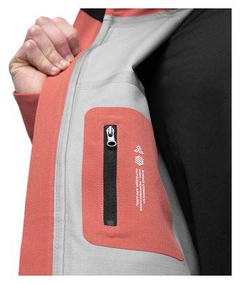 Veste randonnée hardshell homme Simien Rouge