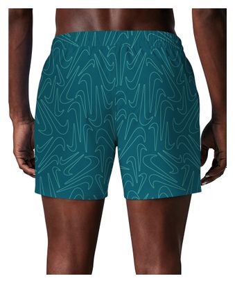 Nike Swim Breaker Logofetti zwemshort voor heren, groen