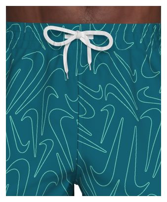 Nike Swim Breaker Logofetti zwemshort voor heren, groen