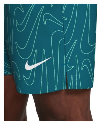 Nike Swim Breaker Logofetti zwemshort voor heren, groen
