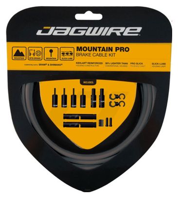 Jagwire Mountain Pro Brake Kit Ice Grey