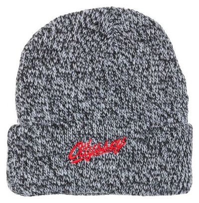 Bonnet Odyssey Stitched Slugger Heather Noir Blanc