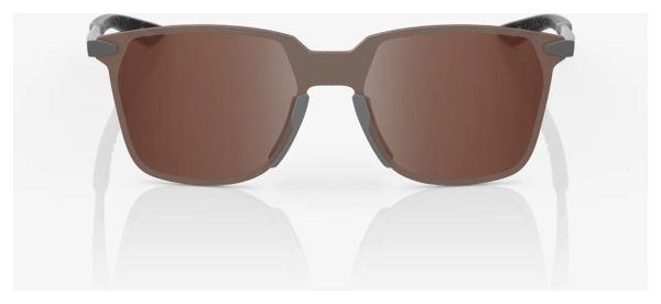 100% Legere Square Soft Tact Cool Grau Brille - HiPER Verspiegelte Linsen Crimson Silver