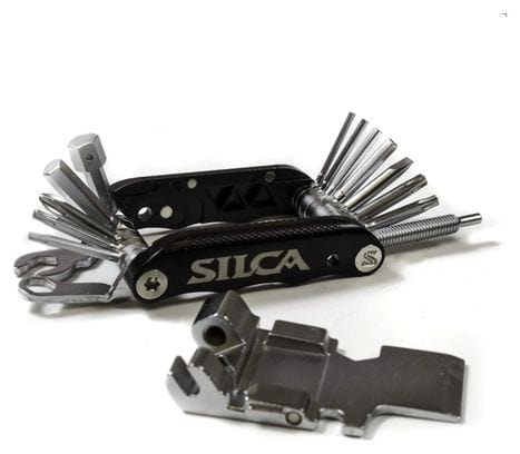 Silca Tool Cuchillo del Ejército Italiano Venti Negro