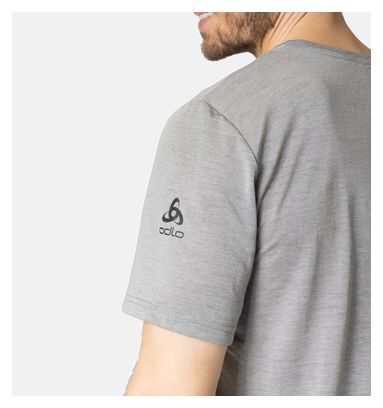 Camiseta de manga corta gris Odlo Ascent 365