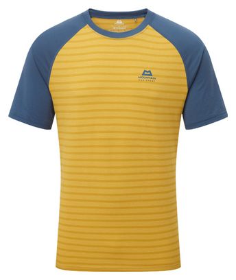 Camiseta de manga corta Mountain Equipment Redline Azul/Amarillo