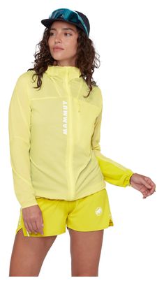 Mammut Aenergy WB Hooded Windbreaker Jacket, Women's, Yellow