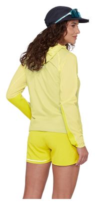 Mammut Aenergy WB Hooded Windbreaker Jacket, Women's, Yellow