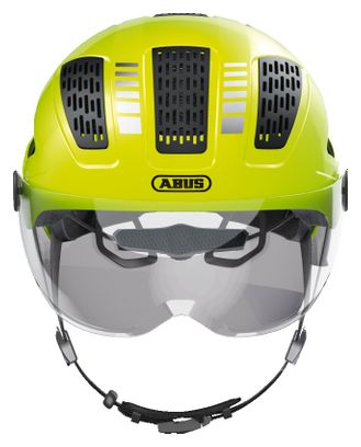 Abus Hyban 2.0 Ace Velvet Yellow Helm met Clear Visor