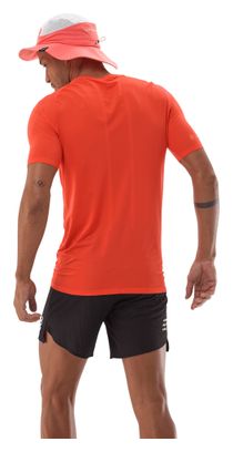 Compressport Men's Orange Short-Sleeve Trail Racing Jersey