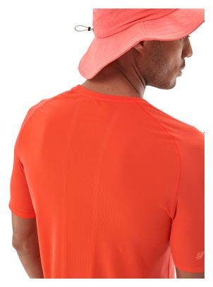 Compressport Men's Orange Short-Sleeve Trail Racing Jersey