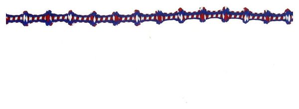 Xtenex Original Running Shoelaces, 75 cm, Blue/White/Red