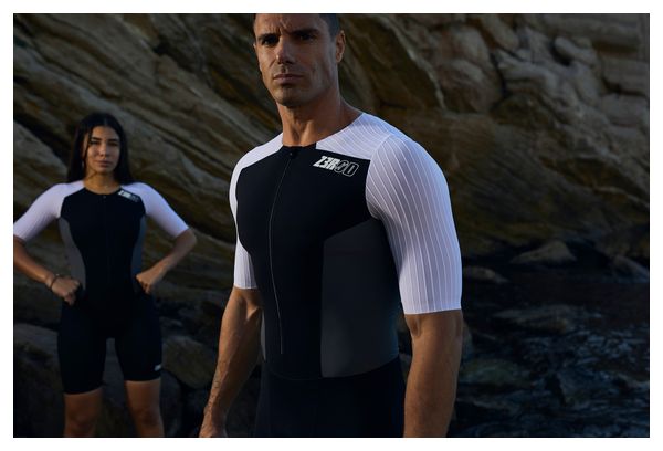 Men's Z3rod Elite Black/White tri-function suit