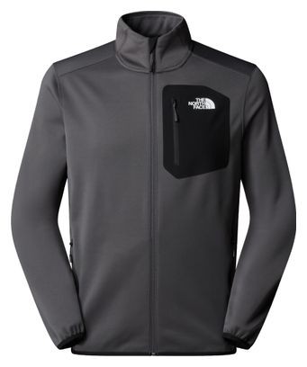 The North Face Crest Fleecejacke Grau Mann