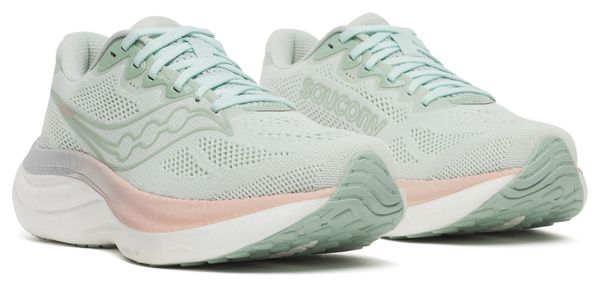 Zapatillas de running Saucony Ride 19 Verde/Rosa Mujer