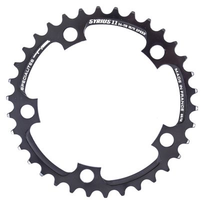 Plateau SPECIALITES TA SYRIUS 11 (110) Intérieur 10-11V 34-39 Dents Noir 