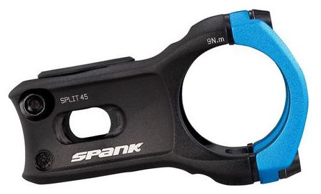 Spank Split 35 stuurpen 0° 35 mm Zwart Blauw