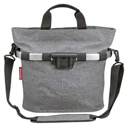Basil Bikebasket Oval S Twist Basket Grey
