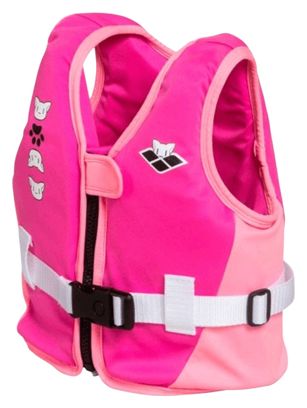 Gilet da nuoto Arena Friends fucsia per bambini