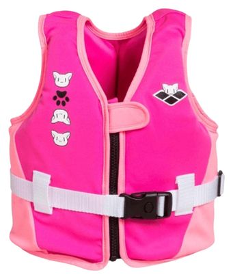 Gilet da nuoto Arena Friends fucsia per bambini