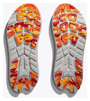 Hoka Kawana Running Shoes Grey Orange