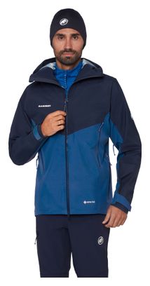 Giacca impermeabile Mammut Crater IV Hooded Blu Uomo