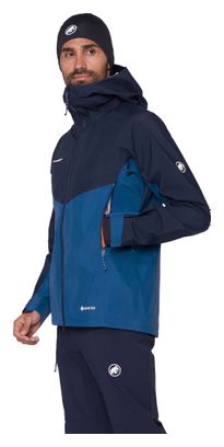 Giacca impermeabile Mammut Crater IV Hooded Blu Uomo
