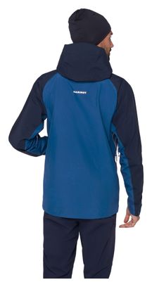 Giacca impermeabile Mammut Crater IV Hooded Blu Uomo