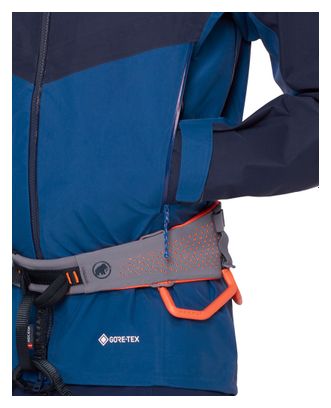 Giacca impermeabile Mammut Crater IV Hooded Blu Uomo