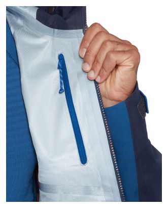 Giacca impermeabile Mammut Crater IV Hooded Blu Uomo