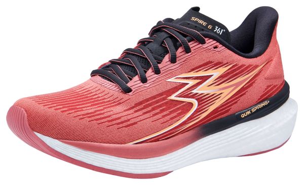 Chaussures de running 361-Spire 6 Mineral Red/White