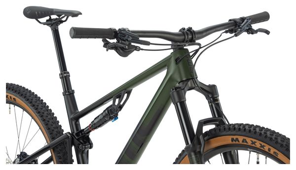 BMC Fourstroke LT Twee Volledig Geveerde MTB Shimano SLX 12S 29'' Diep Bosgroen Zwart 2023