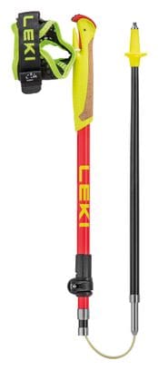 Leki Ultratrail Fx Junior Bastones de carbono para trail running Rojo/Amarillo 95-110 cm