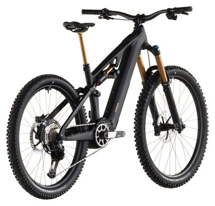 VTT Électrique Tout-Suspendu Cube AMS Hybrid 177 C:62 AT 600X Shimano 12V 600 Wh Bosch 120 Nm 29''/27.5'' Gris Carbon Noir 2026