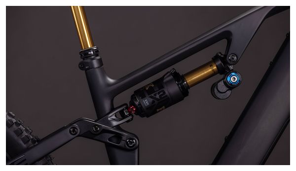 VTT Électrique Tout-Suspendu Cube AMS Hybrid 177 C:62 AT 600X Shimano 12V 600 Wh Bosch 120 Nm 29''/27.5'' Gris Carbon Noir 2026
