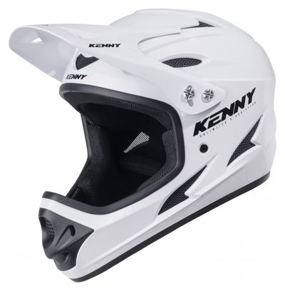 Helm Integralhelm Kenny Down Hill Solid Weiß